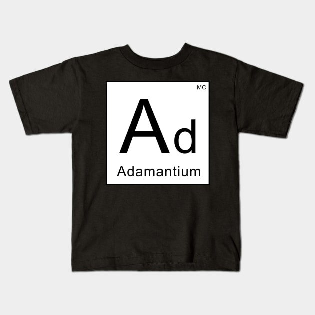 Adamantium Element Kids T-Shirt by RepubliCommando